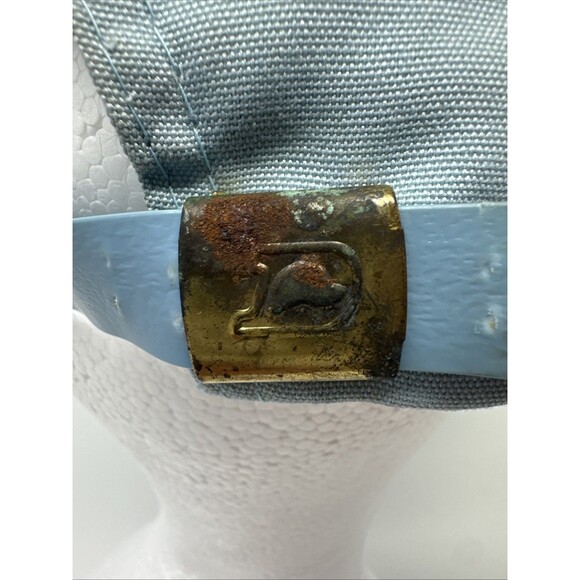 Vintage Redstone Arsenal Huntsville AL Trucker Style Hat Cap Rope Light Blue - Picture 7 of 11